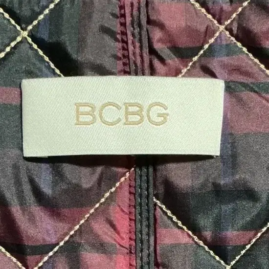 비씨비지 BCBG 코듀로이 칼라 다이아몬드 퀼팅 자켓