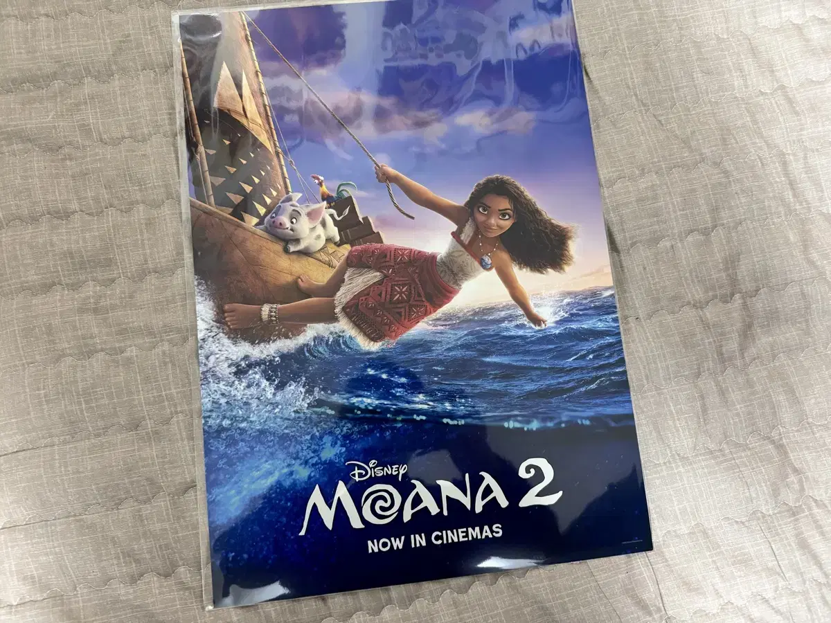 Moana 2 Original Ticket + Early Bird Poster in Bulk