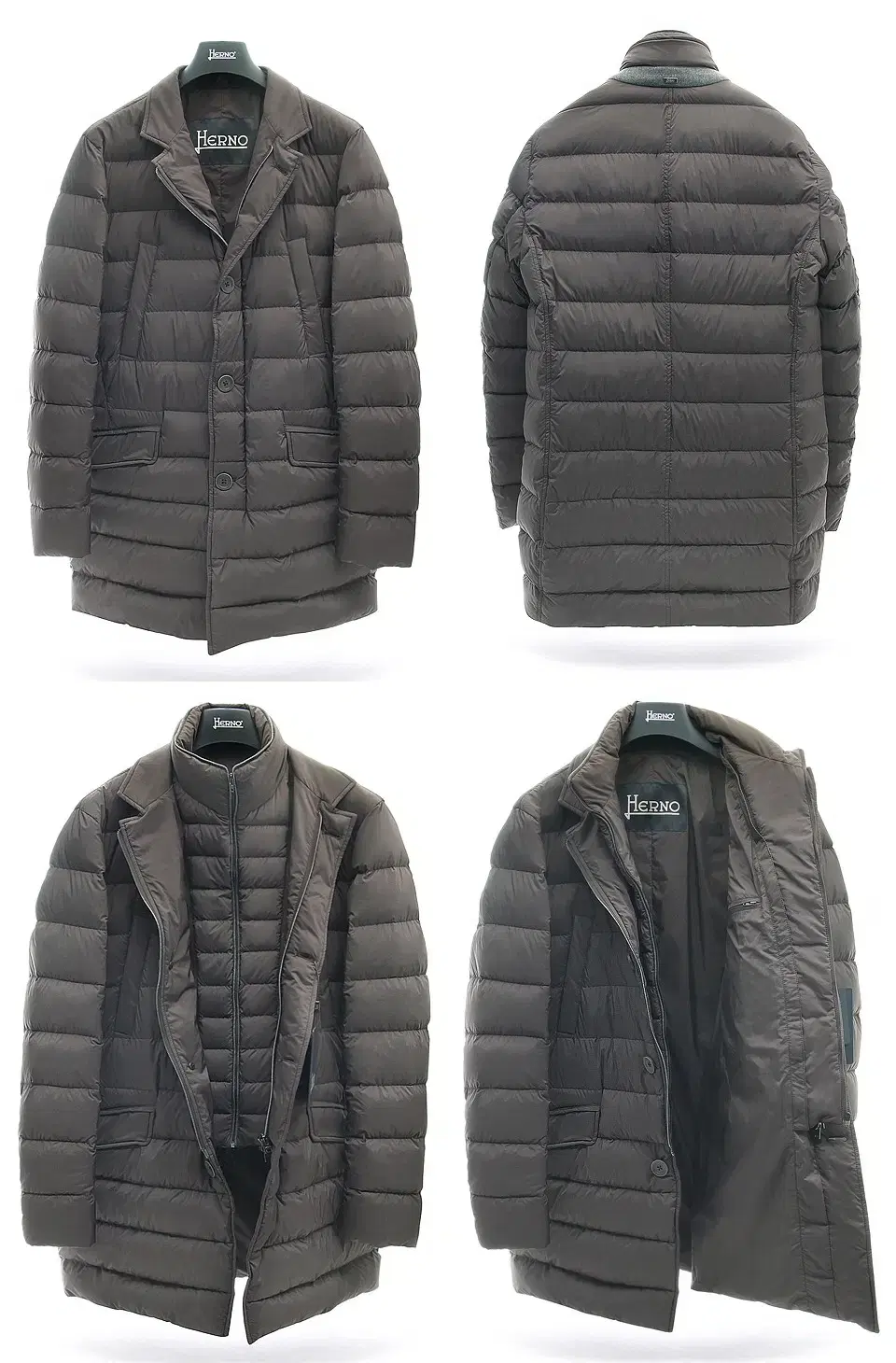 100% imported genuine goose down men's padded jacket from Erno