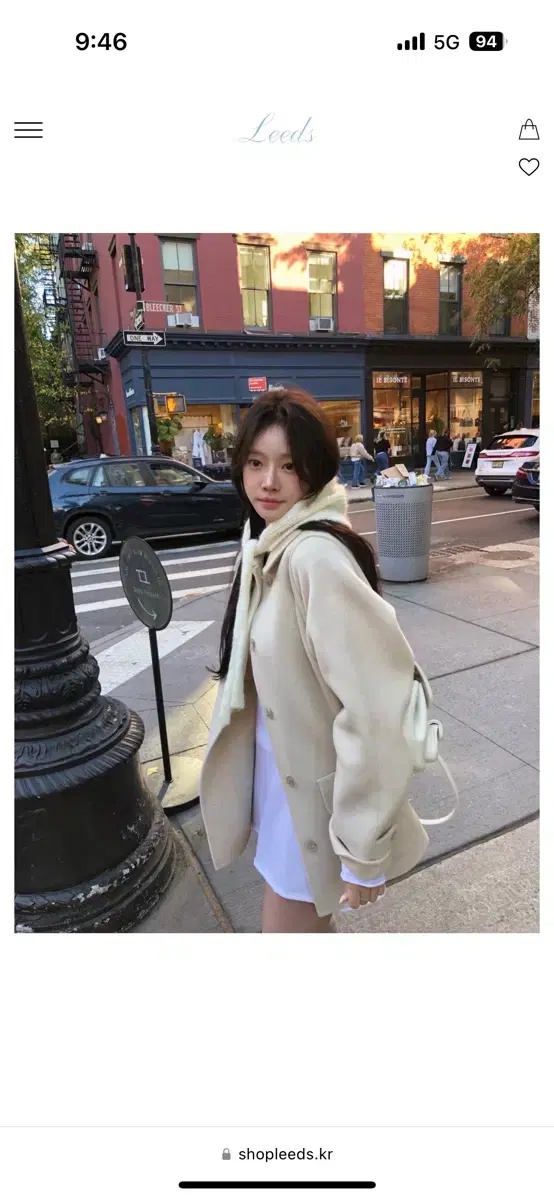 리즈 캐롤 핸드메이드 코트 Carol half handmade coat