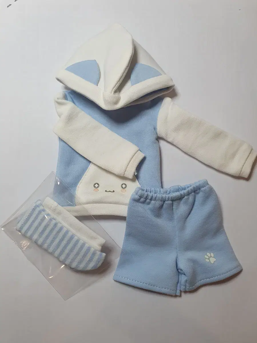 USD Old Guan Wardrobe Blue Hooded SphereJointed Doll Clothes