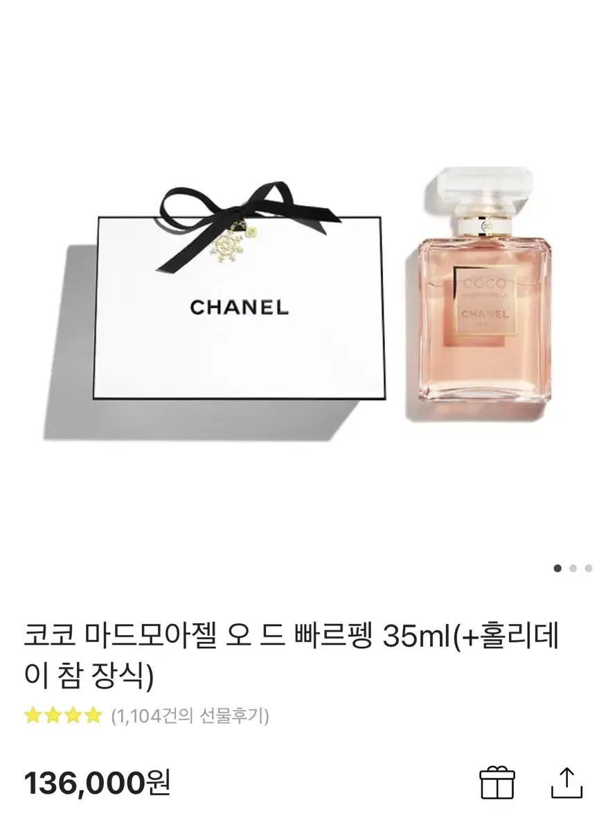 샤넬 코코 마드모아젤 오 드 빠르펭 35ml