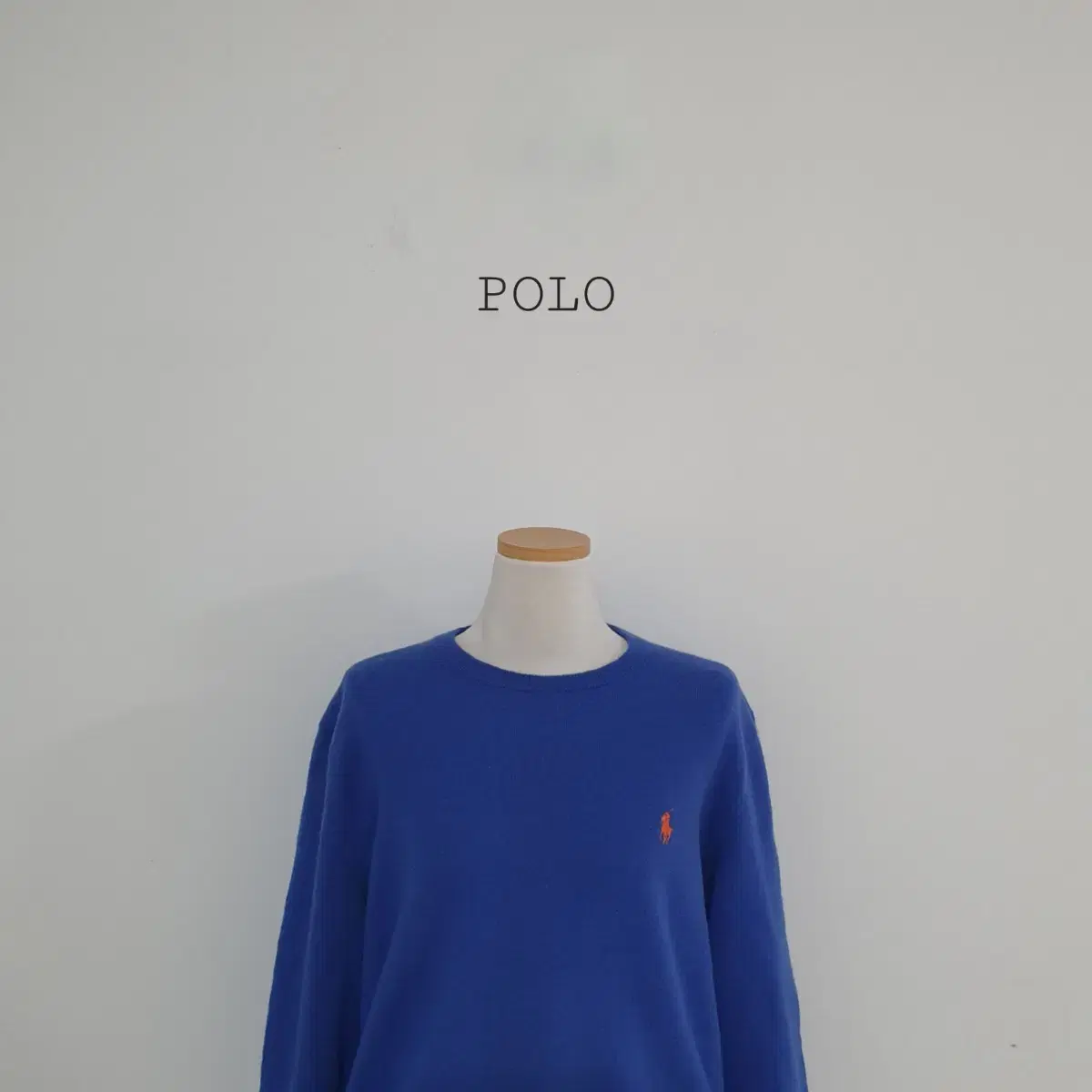 No.24112515 polonitepoloBlueKnit PoloMerinoWoolKnit M