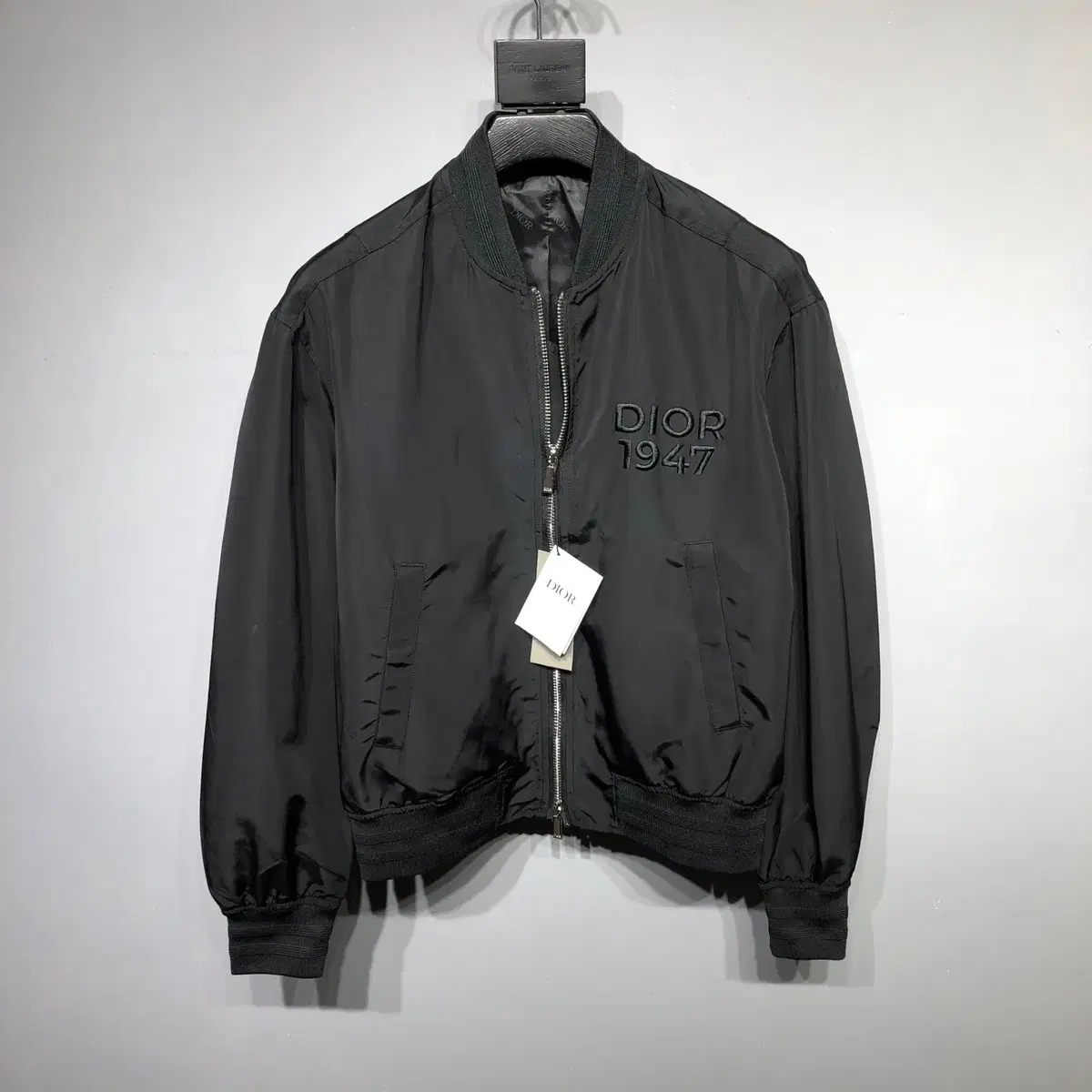 Dior Embroidered black jacket coat for Men