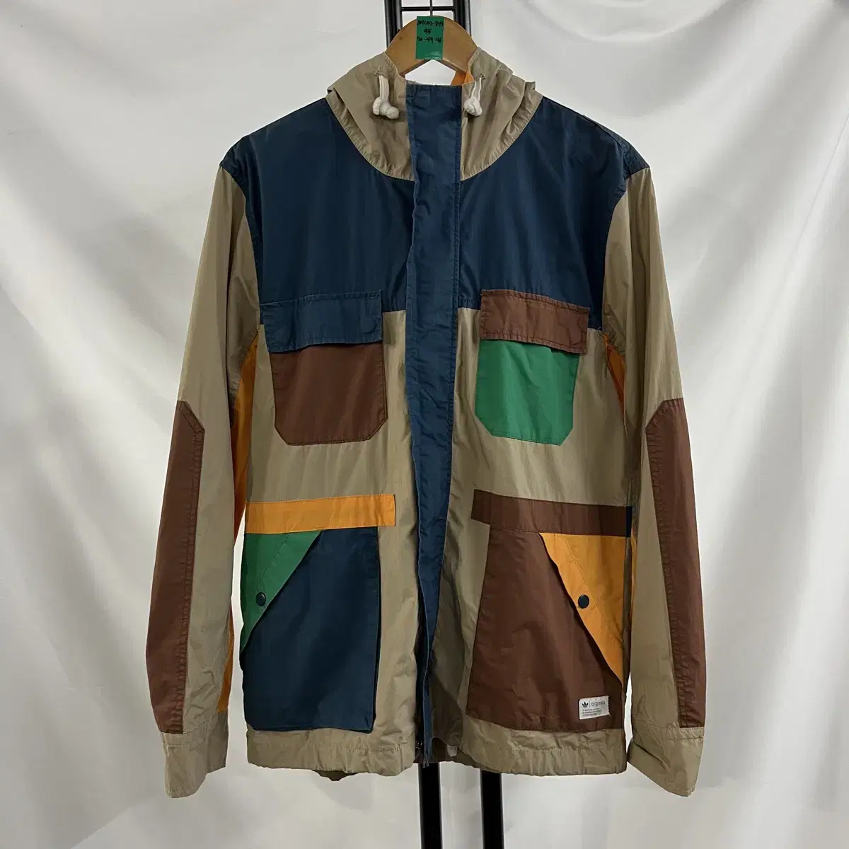 [Genuine/95] Adidas Pocket Beige Windbreaker