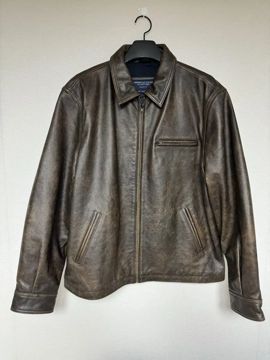 XL American Eagle Newsboy Leather Jacket / Suede RRL Polo