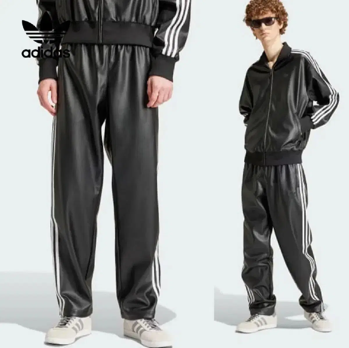 Adidas Poule Leather Trousers. M