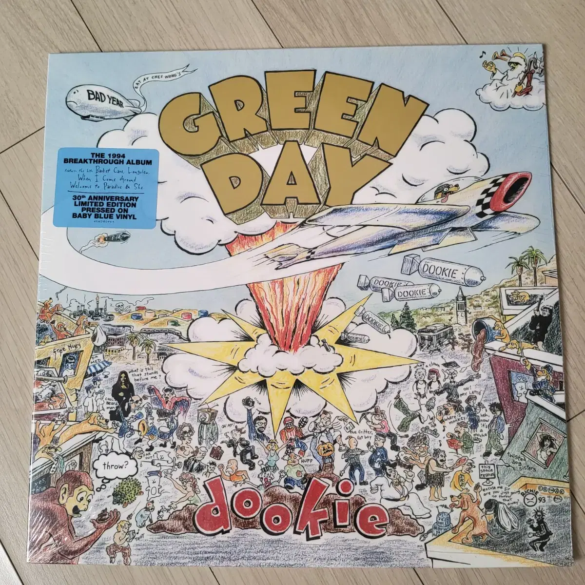 Green Day 그린데이 Dookie 30주년 기념반 베이비블루 컬러