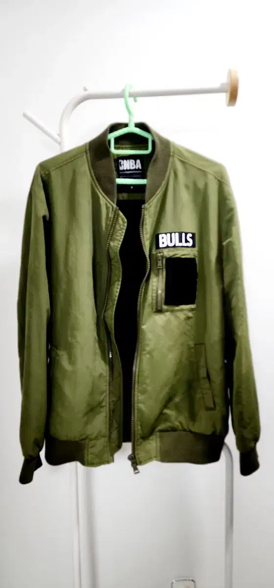 95>NBA Chicago Bulls Camo Air Jumper Field Jacket