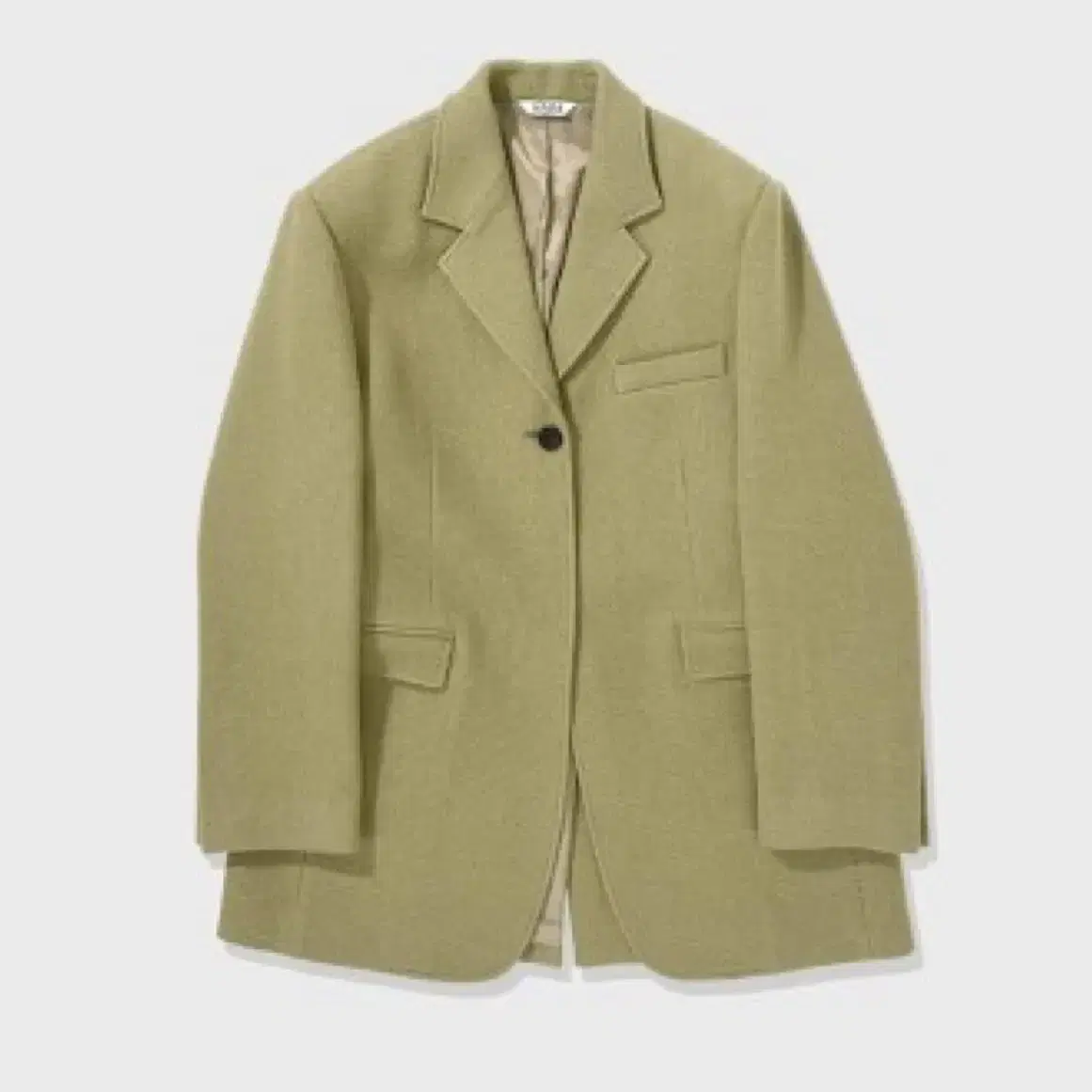 WMM Wool Olive Jacket (장원영 코트)