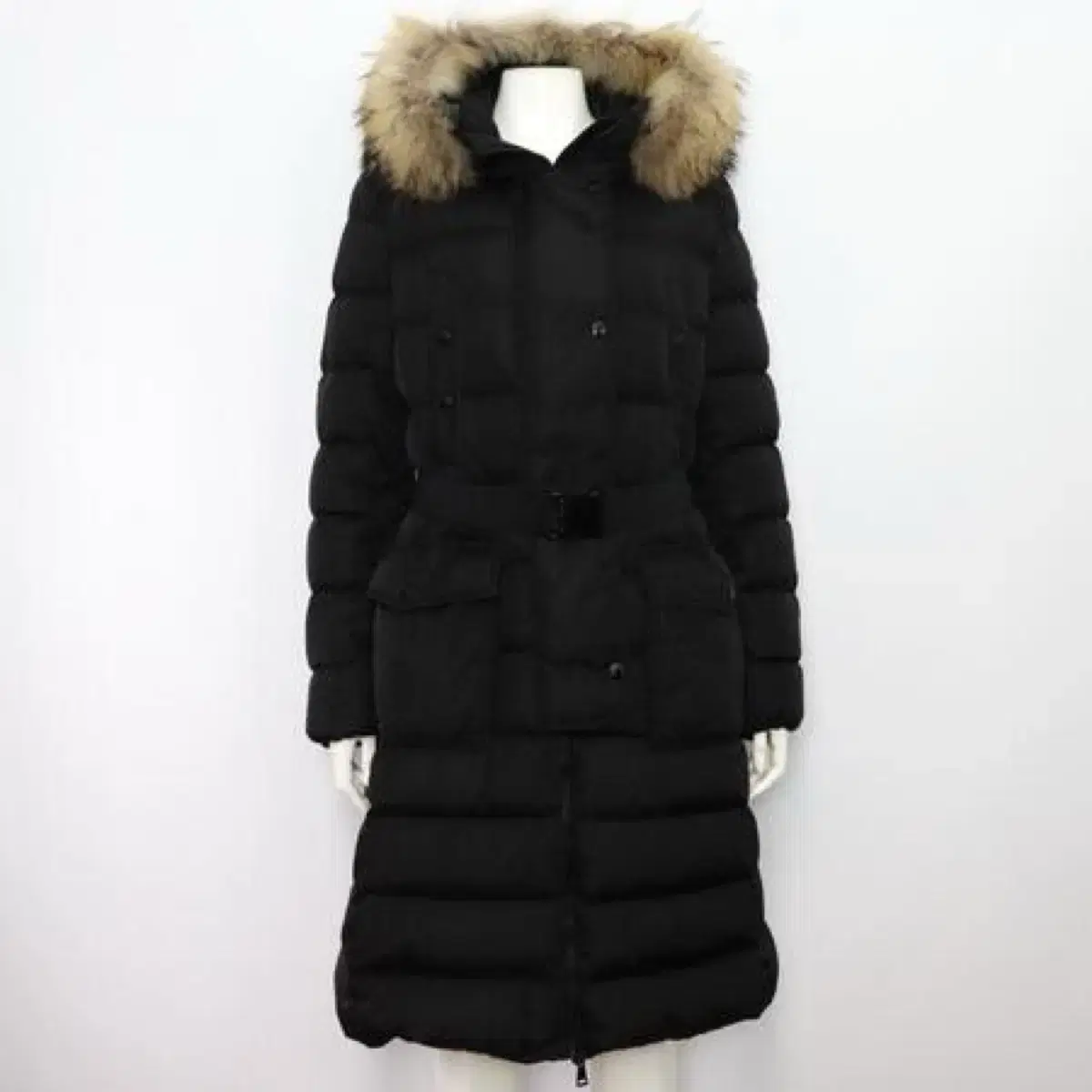 MONCLER(몽클레어) 1C51C02 클로에 퍼 후드 여성 롱패딩