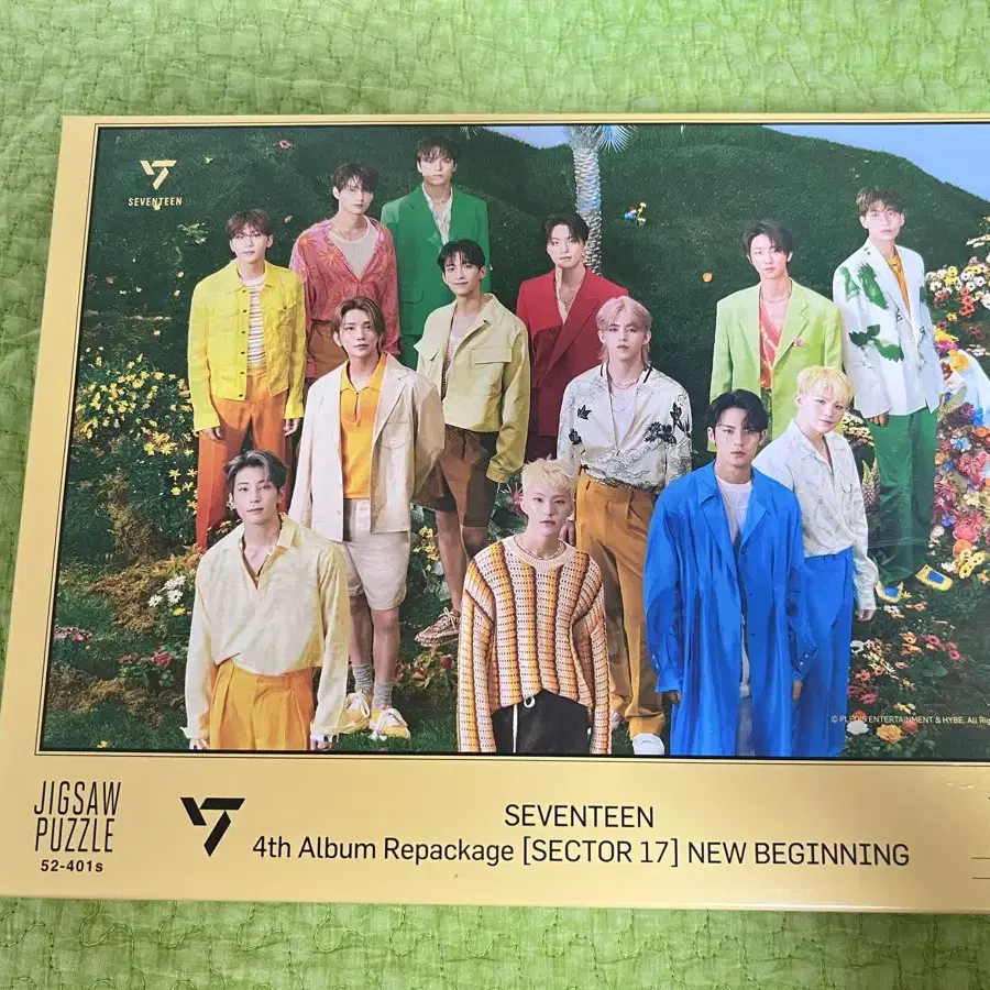 seventeen 퍼즐 1000pcs ,네임 스티커