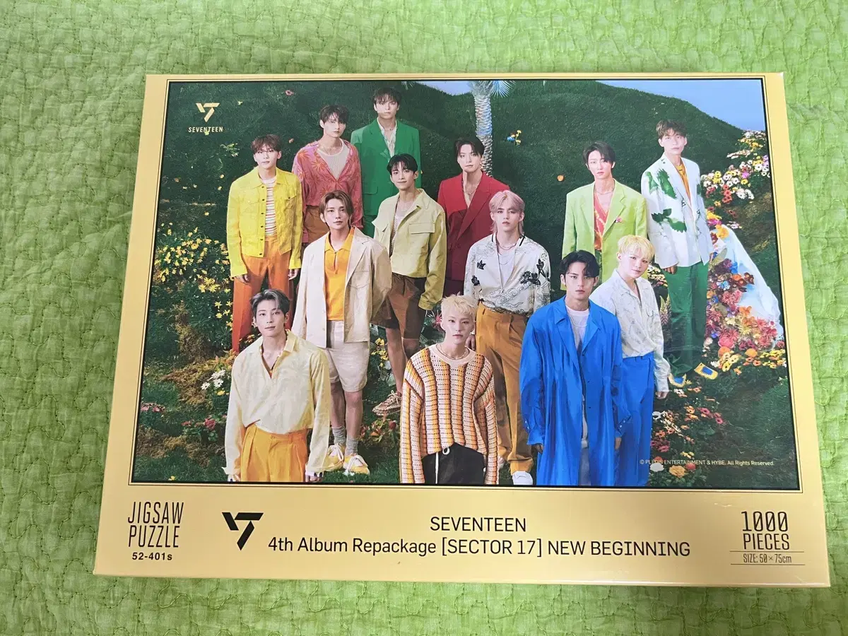 seventeen 퍼즐 1000pcs ,네임 스티커