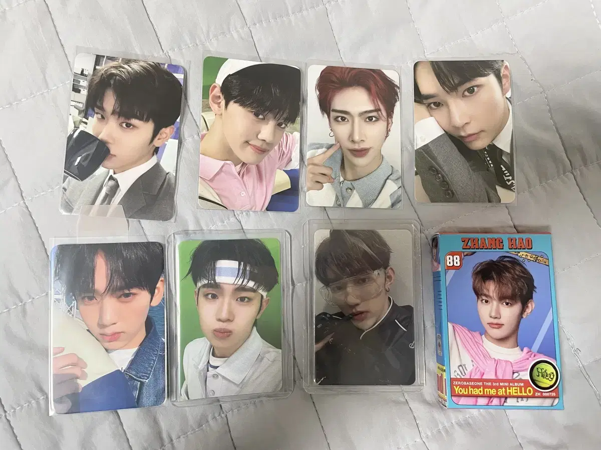 ZB1 photocard sell (bulk) zhang hao han yujin sung hanbin ricky kim taerae Kim Gyuvin