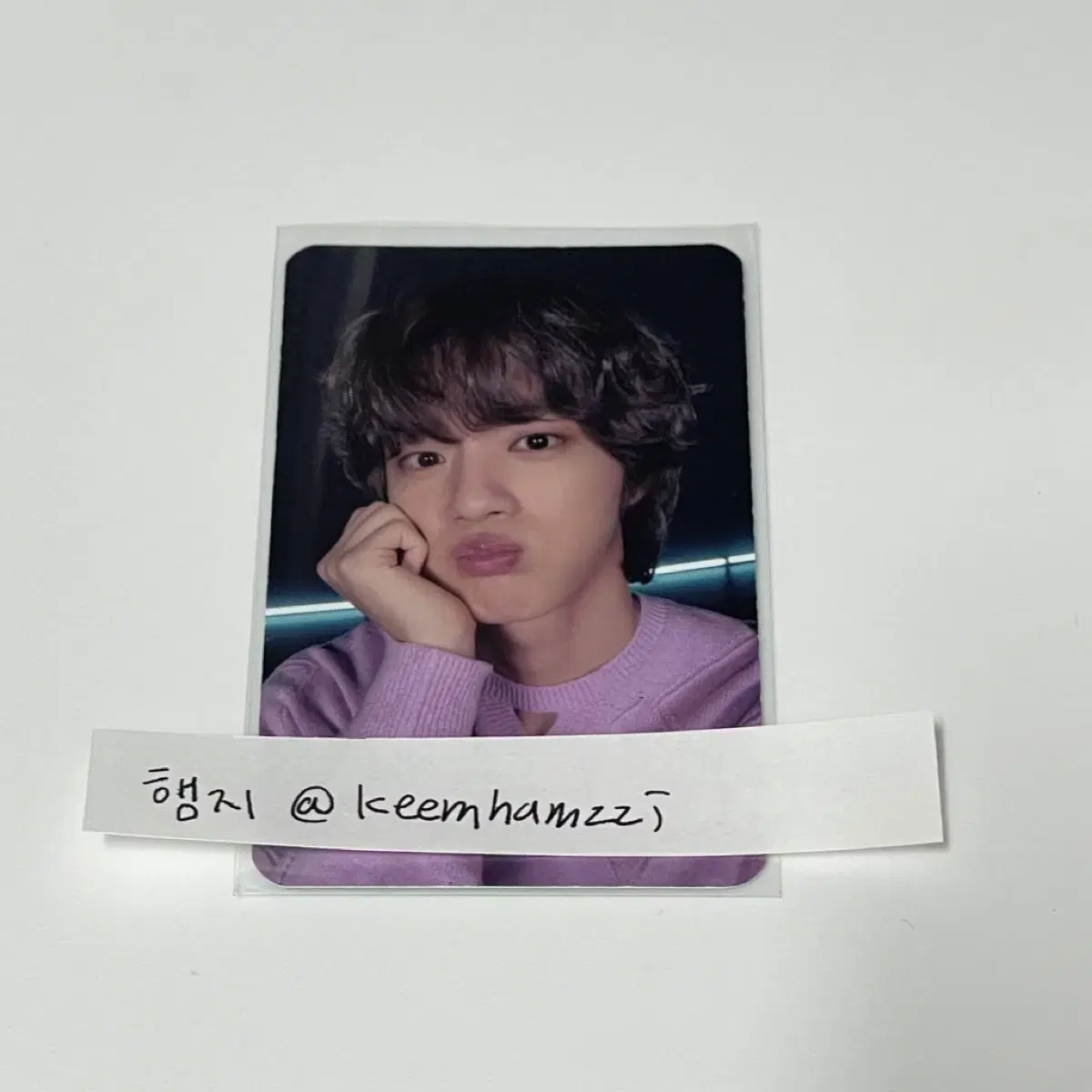 BTS jin BTS JIN Dianut m2u luckydraw Photocard