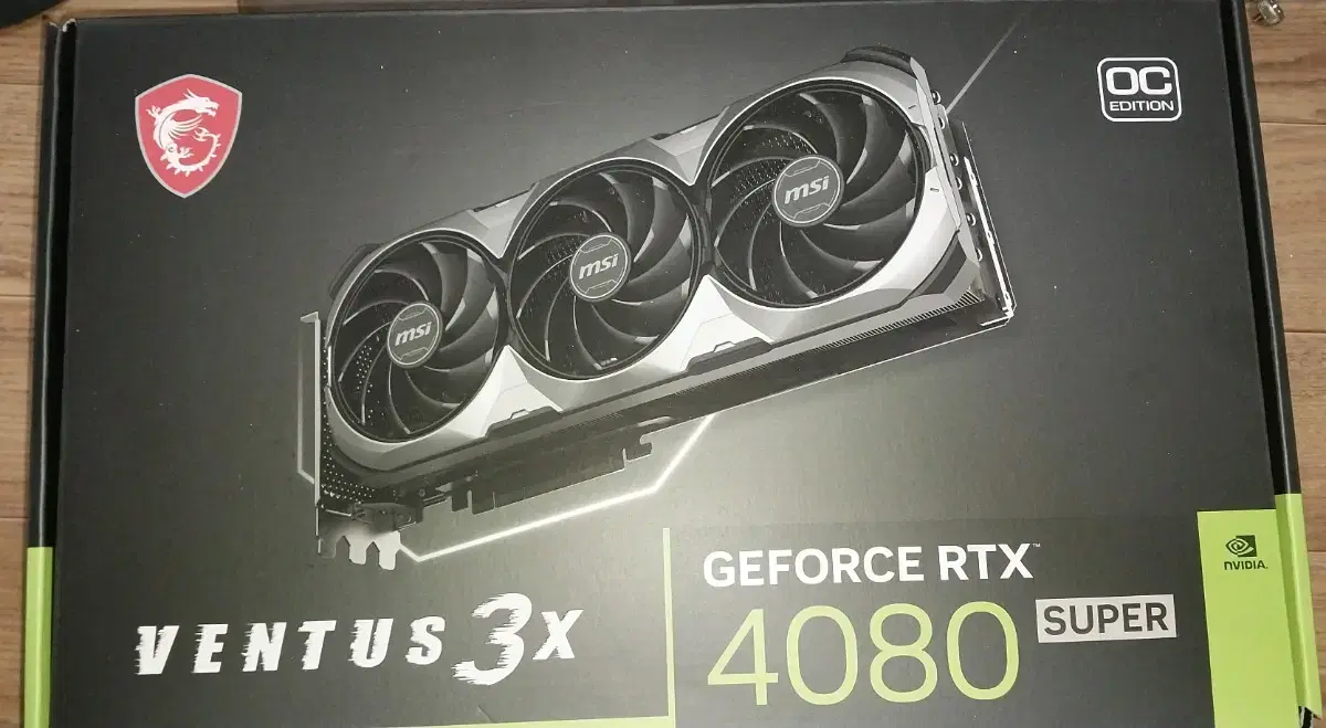 MSI 지포스 RTX 4080 SUPER 벤투스 팝니다