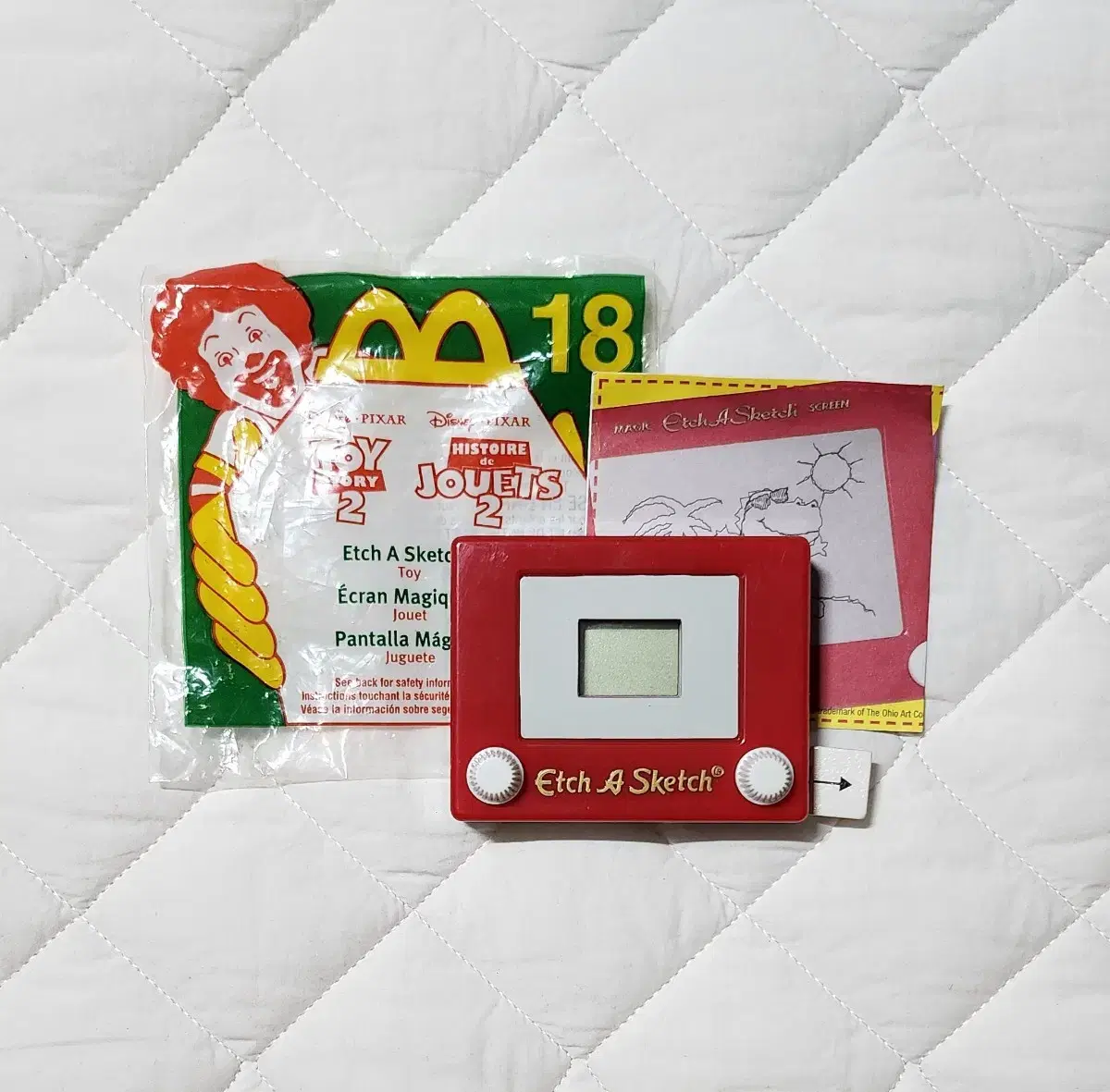 McDonald's McToys Happy Meal Toy Story Ichthyosketch Toy