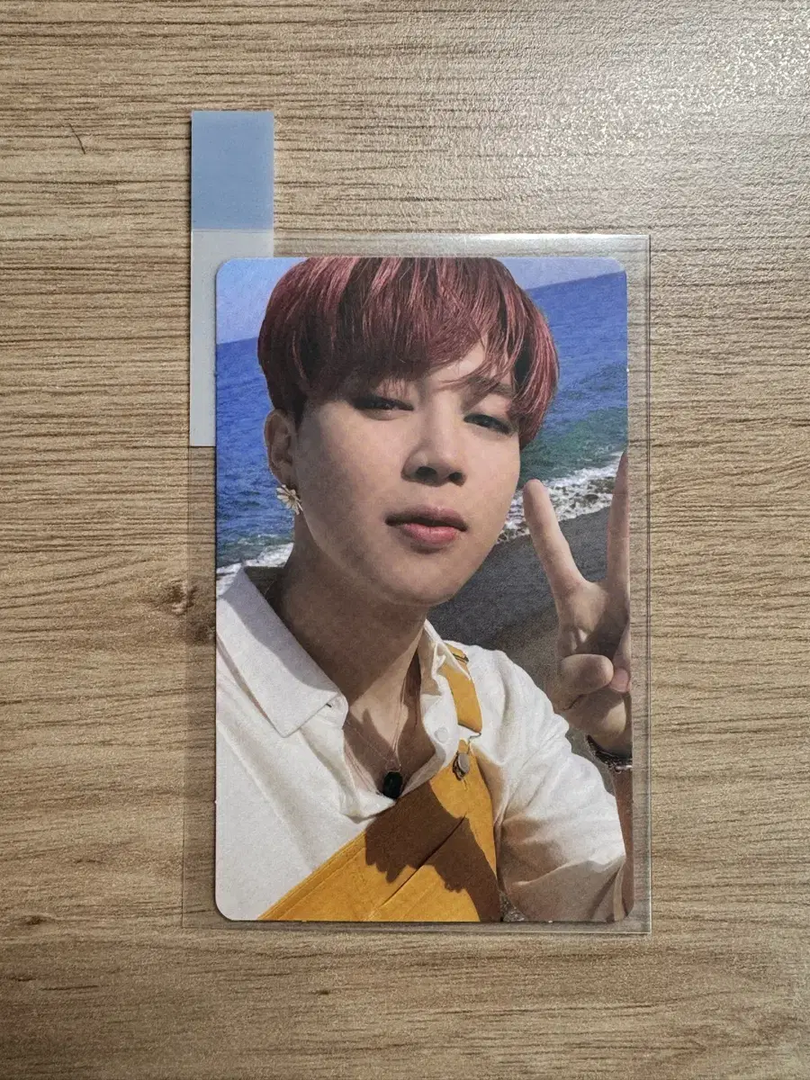 BTS jimin Butter Peach Version Alpo Photocard