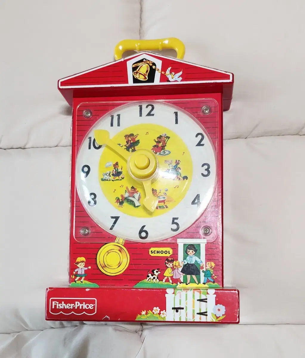 Toy Story Fisher Price School Music Box Clock Music Box Figurine