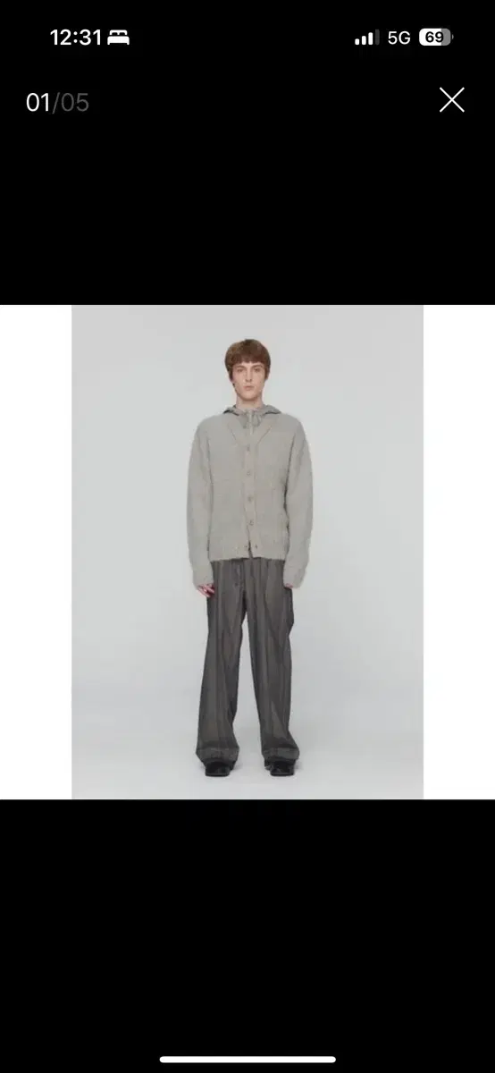 아모멘토 24FW MENS STRIPE DRAWSTRING PAJAMA