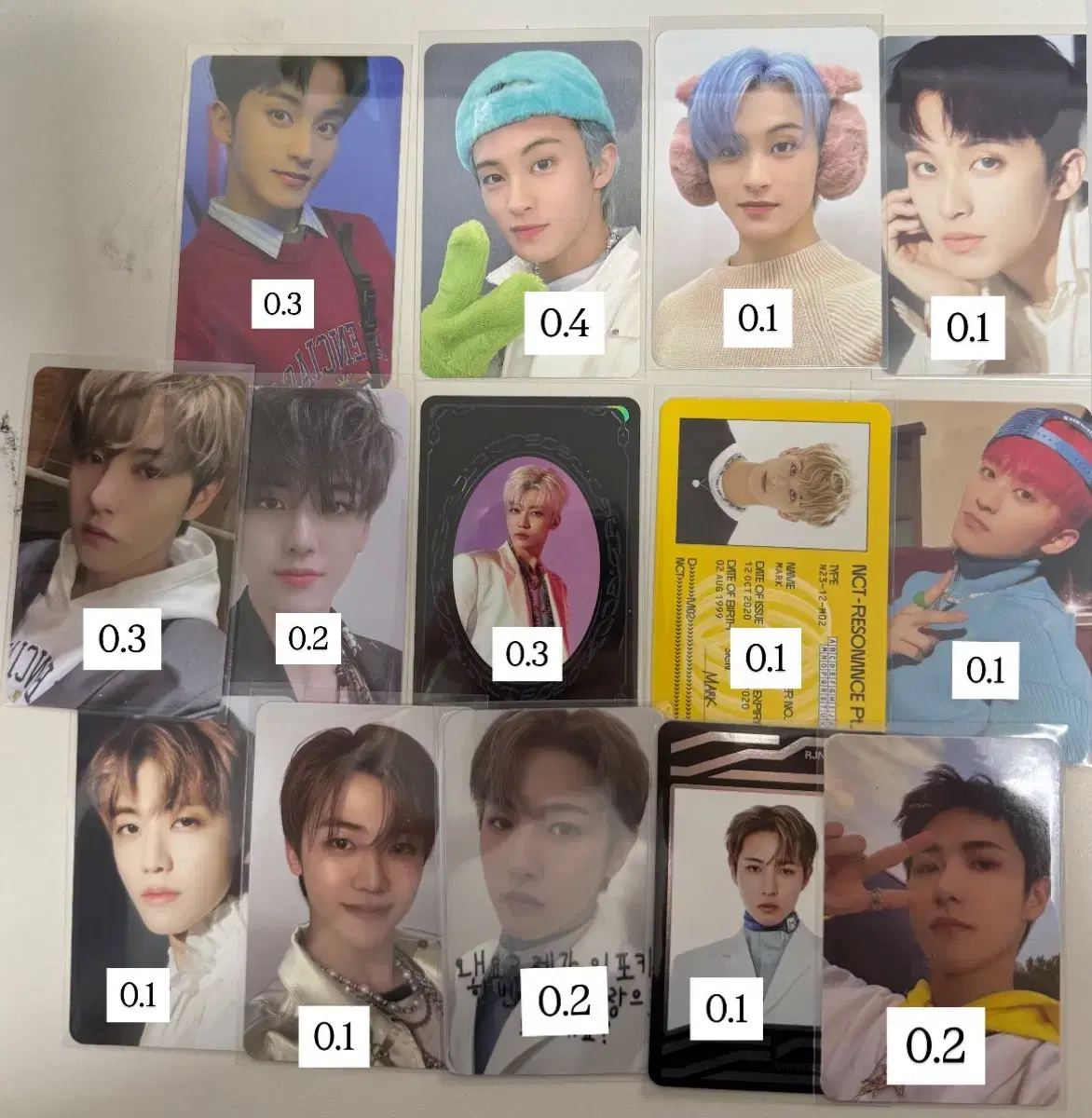 AnCityDream photocard wts 127 mark renjun jeno haechan jaemin chenle Han Jisung