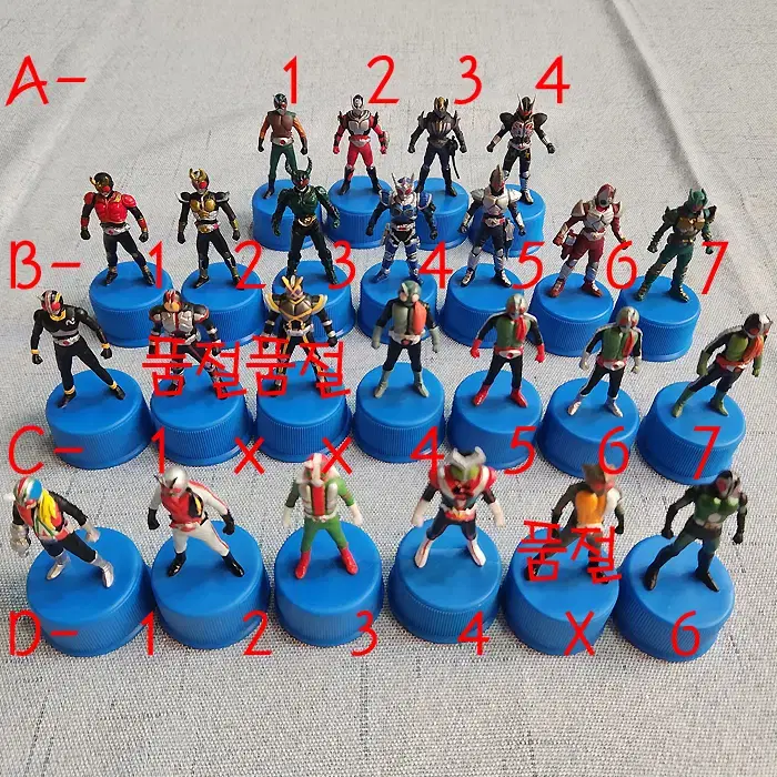 Kamen Rider Bottle Cap (Bottle Cap) Minifigures _+ Kuuga/Agito/Ryuuki/ etc.