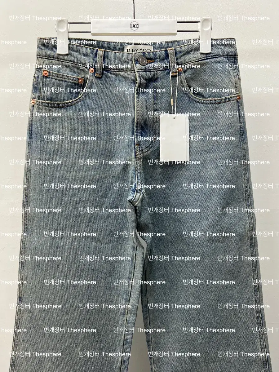 Recto 24FW Jack Vintage Straight Fit Denim Pants Light Blue