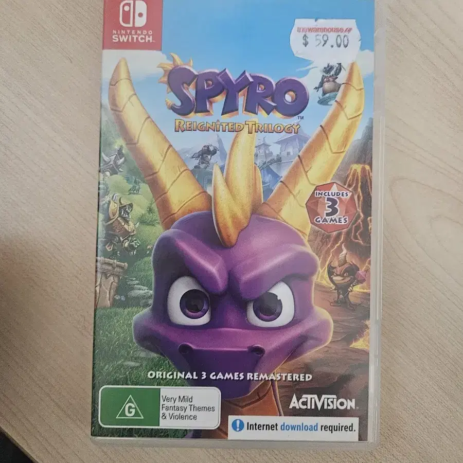 닌텐도 스위치 스파이로 spyro 칩