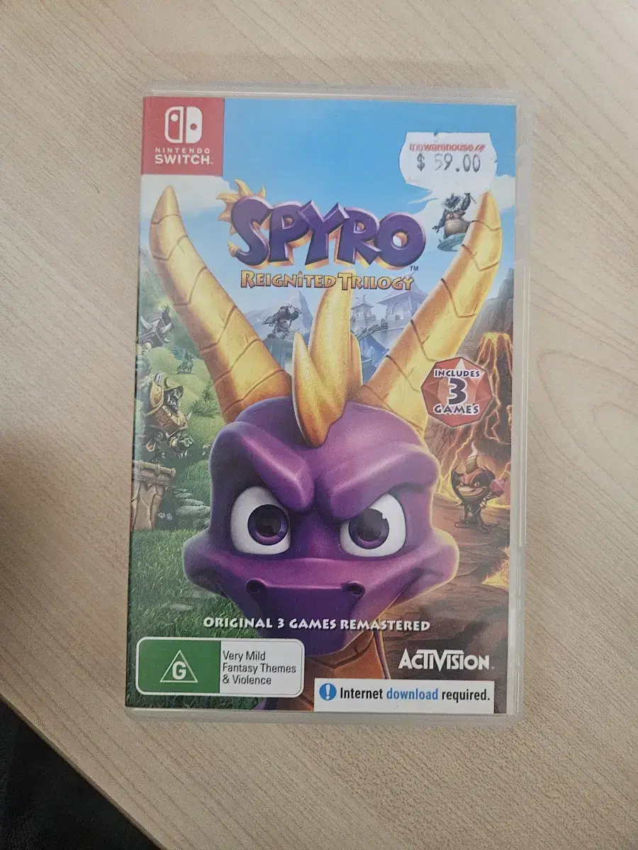 닌텐도 스위치 스파이로 spyro 칩