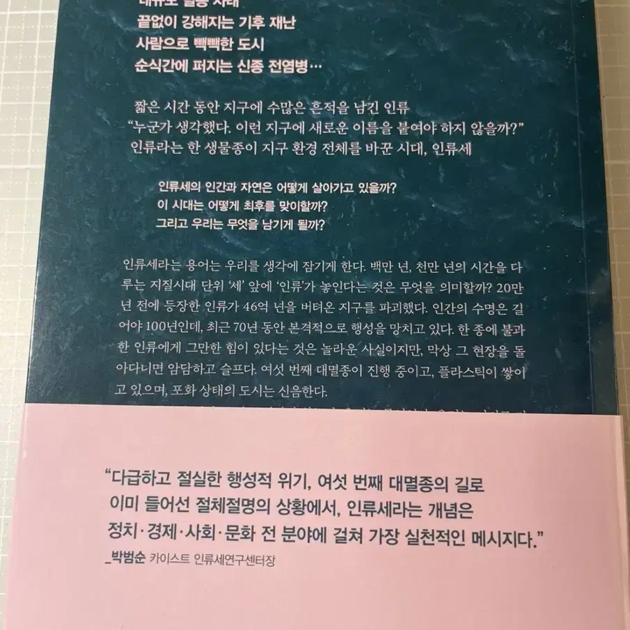 인류세: 인간의 시대 책