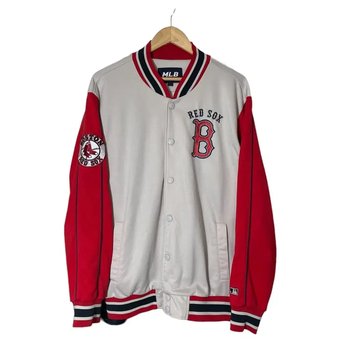 MLb Varsity Stadium Jacket Red Sox Baseball Jumper L