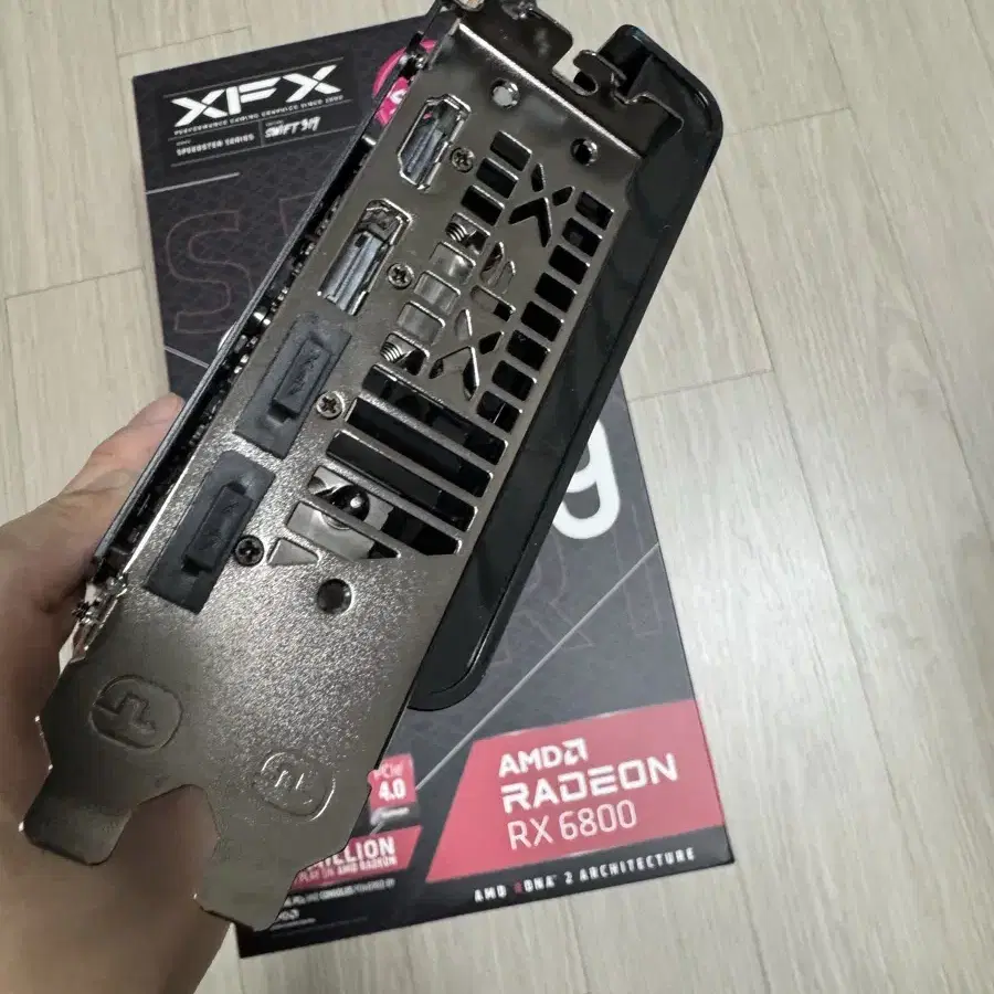 XFX RX6800 RX 6800 16gb 그래픽카드 8월 구매