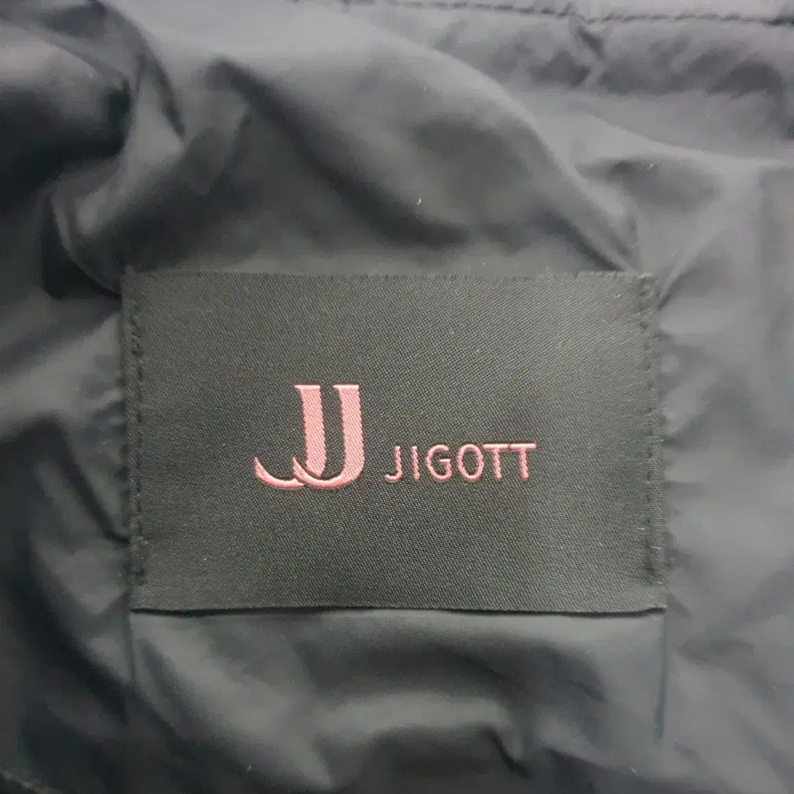 jigott jj 지코트 정품 거위구스다운 하프 롱 패딩 s 55~55반