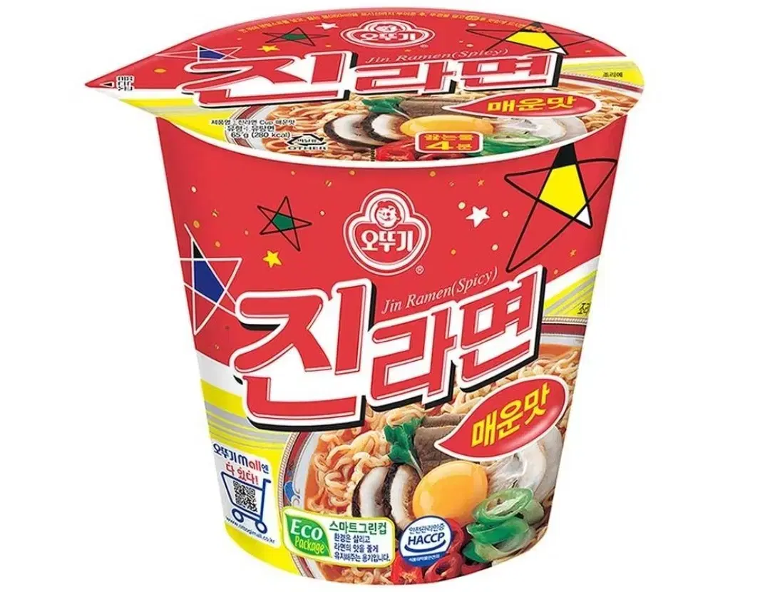 오뚜기 진라면 65g 12개 컵라면 소컵