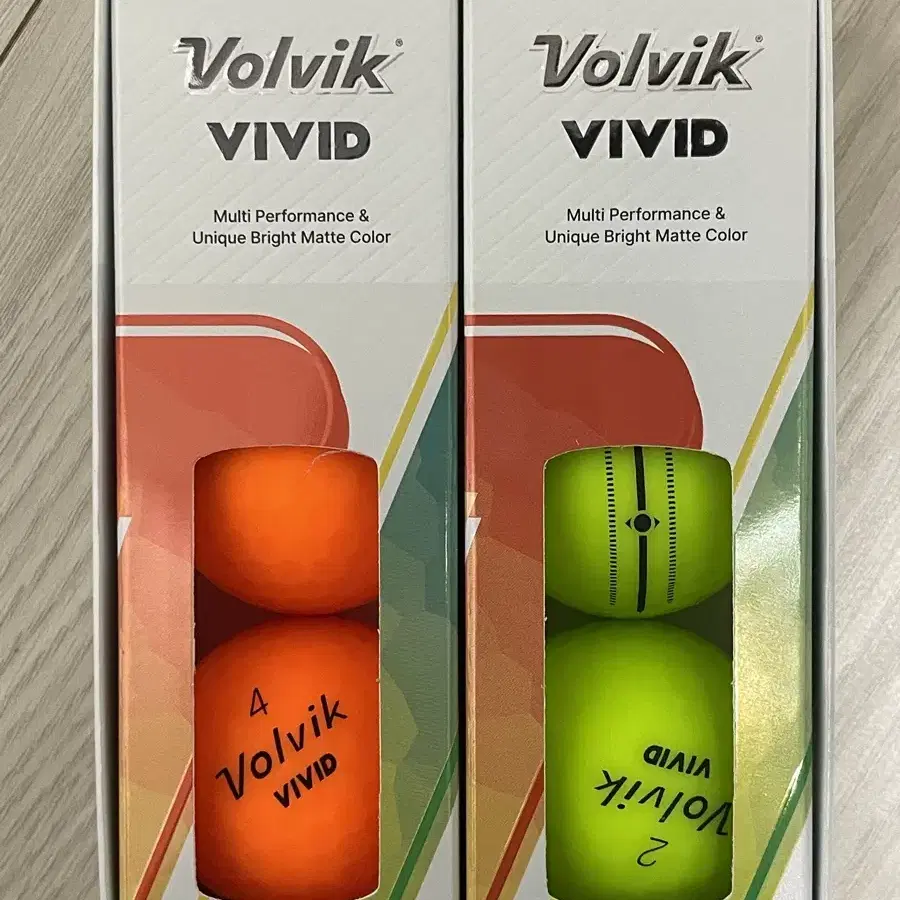 Volvik 무광 컬러 골프공 3피스