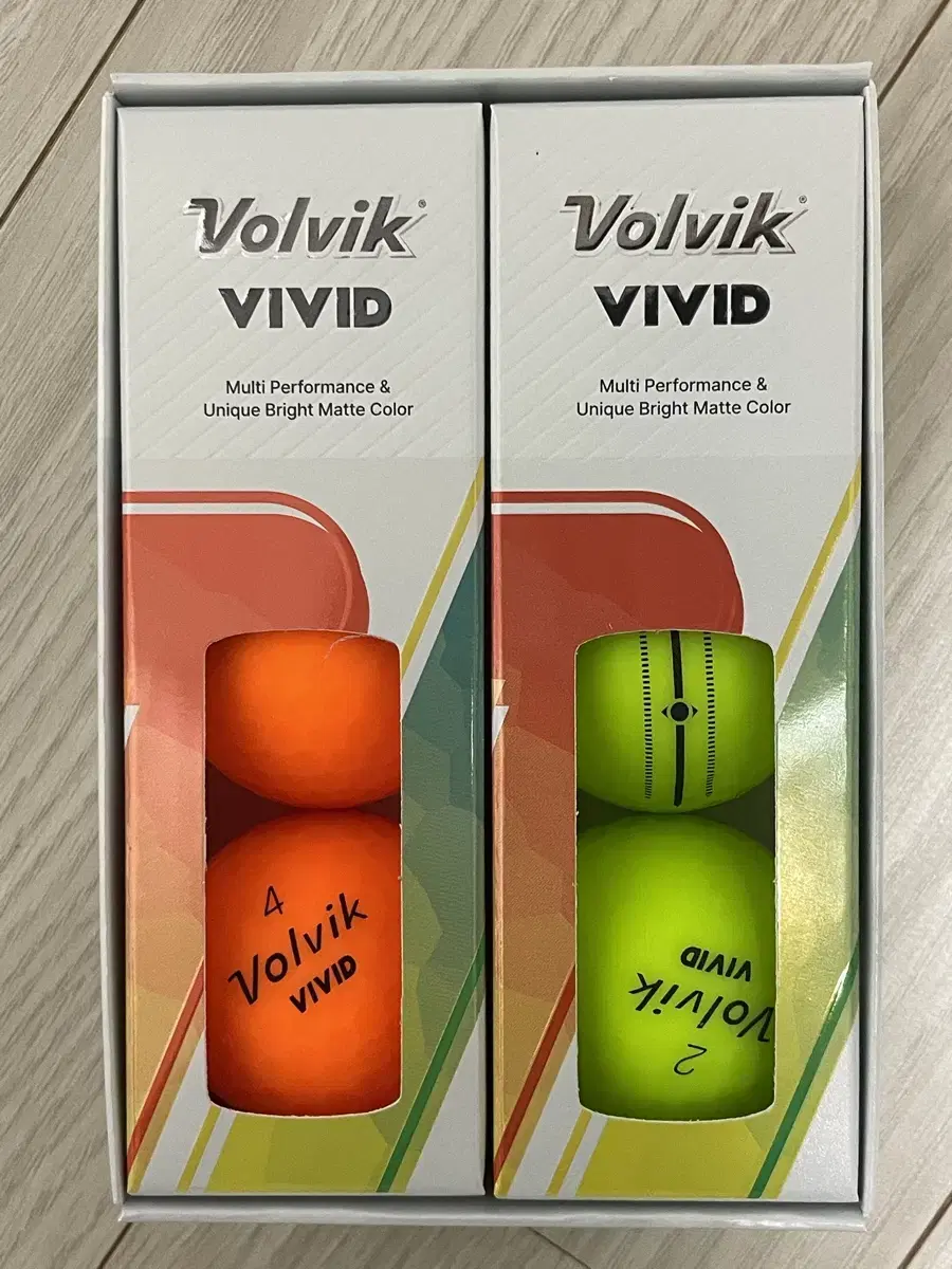 Volvik 무광 컬러 골프공 3피스