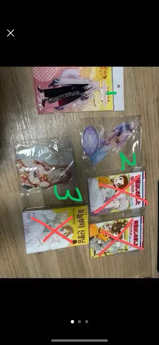 오늘부터신령님 오부신 나나미 토모에 디오라마 아크릴 만화책