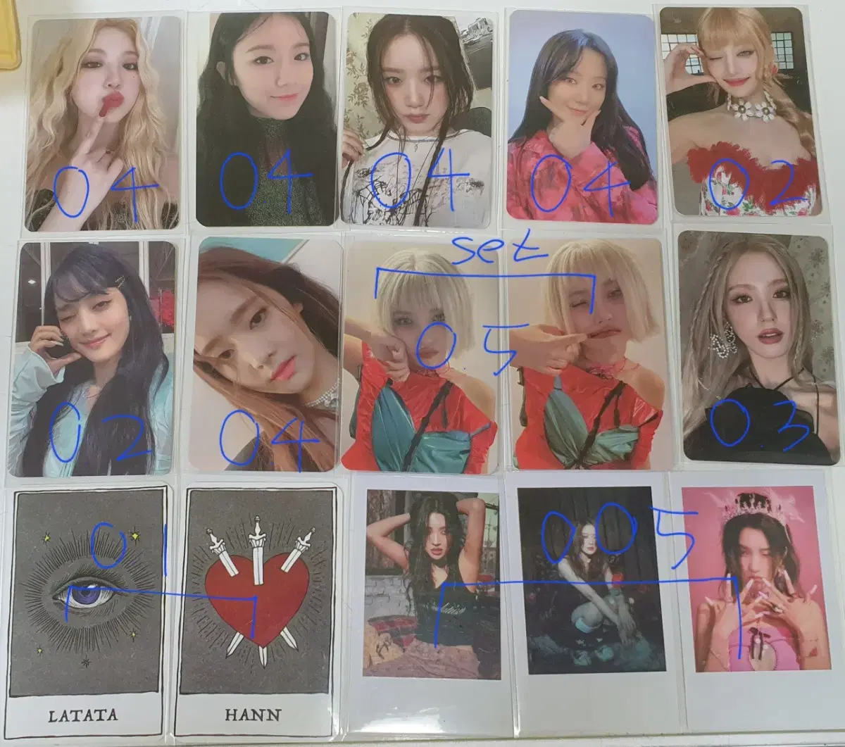 gidles miyeon minnie soyeon yuqi shuhua concertmdphotocard