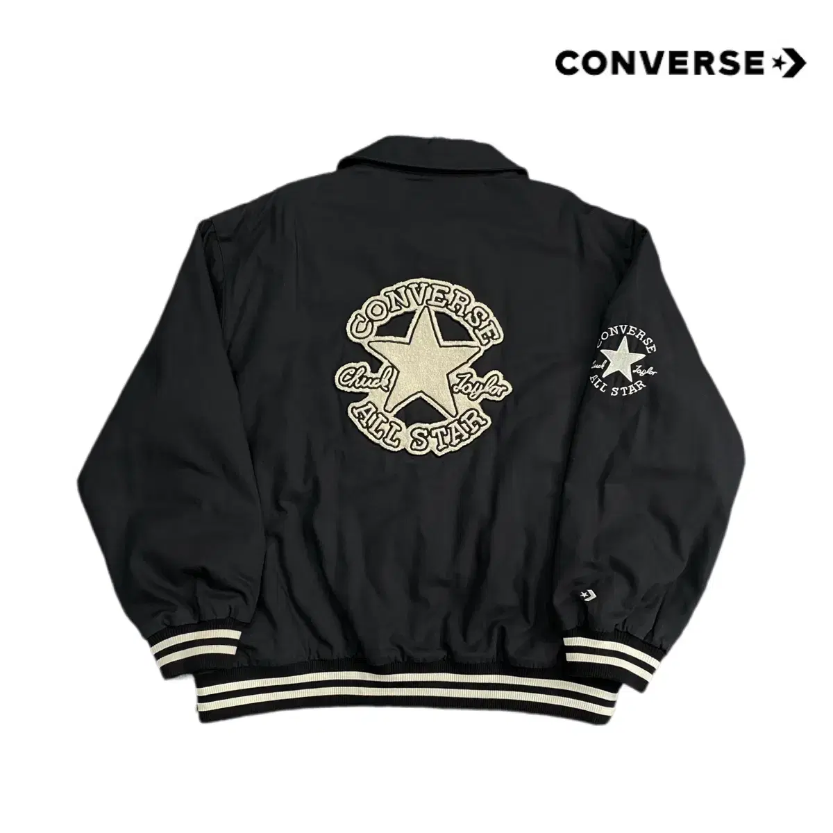 Converse Heavy Cotton Big Logo Overfit Varsity Jacket