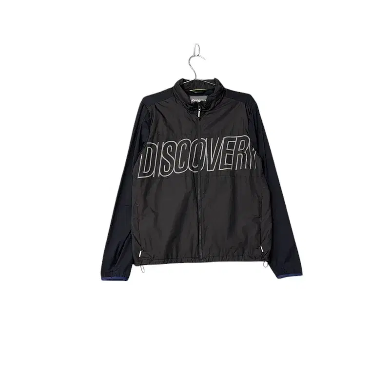 [Discovery] Big Logo Black Windbreaker 100