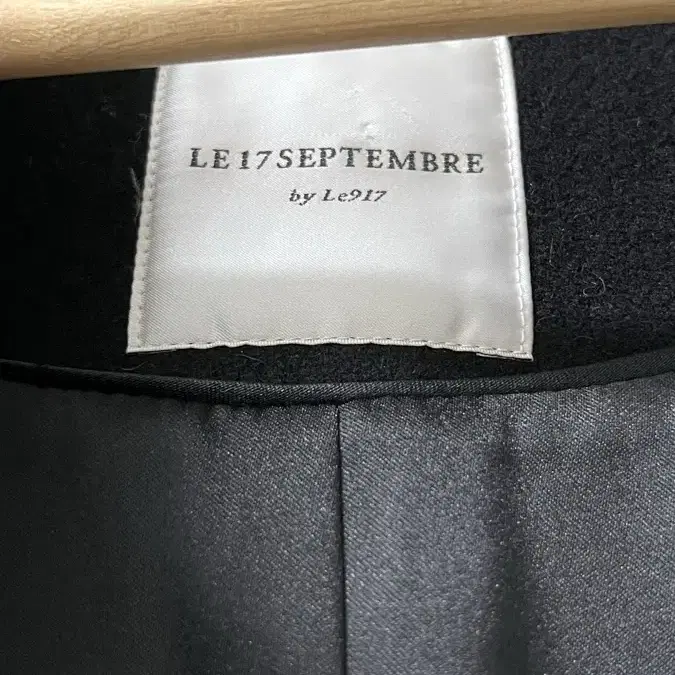 le17septembre 라인코트 블랙