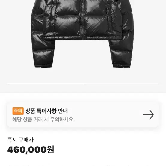 노스페이스 눕시 크롭 유광 700 해외판 XS