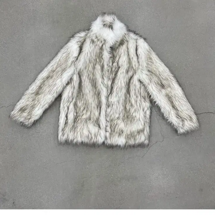 커렌트(current) heavy mix fur jacket