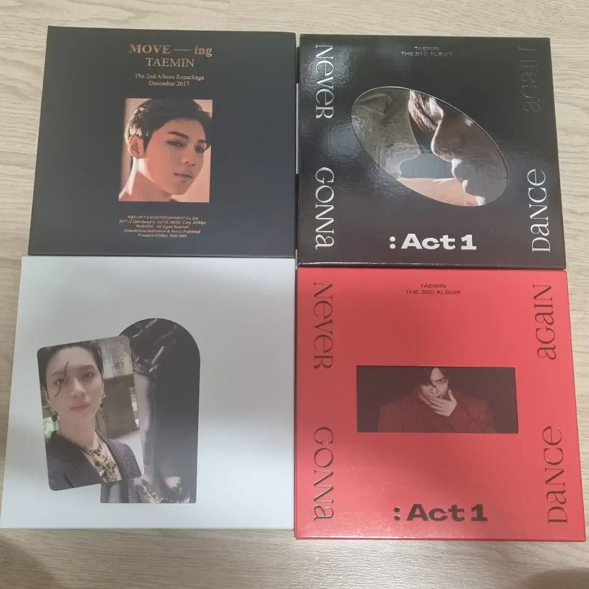 taemin album 5종 wts act ac2 move re advice