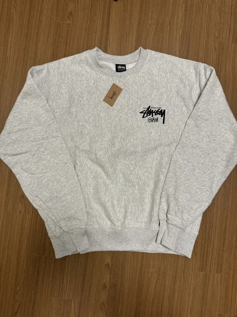 Stussy Barefoot Guam Ash Heather Size L