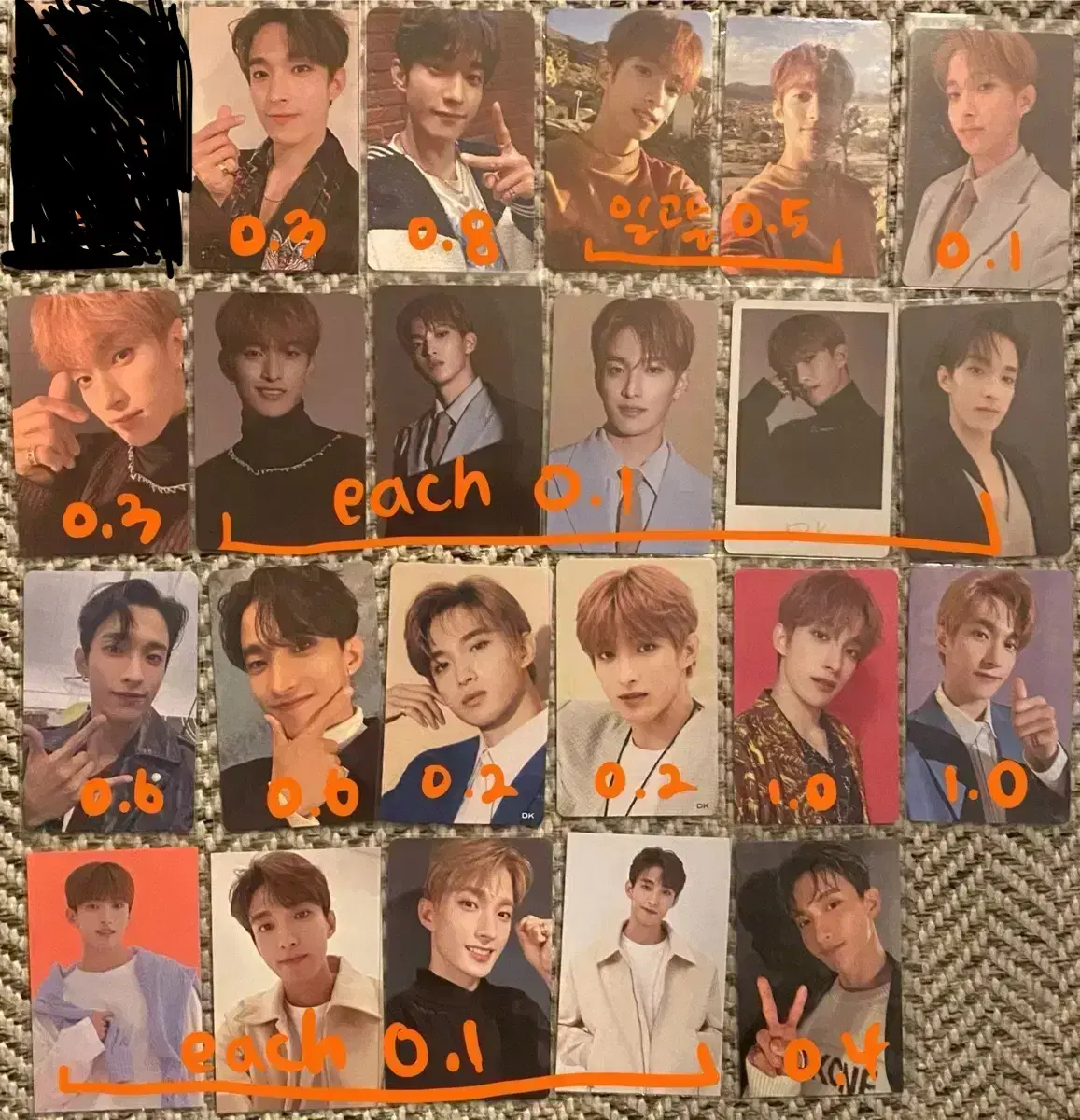 Seventeen dk photocard wts does (+Hello dk)