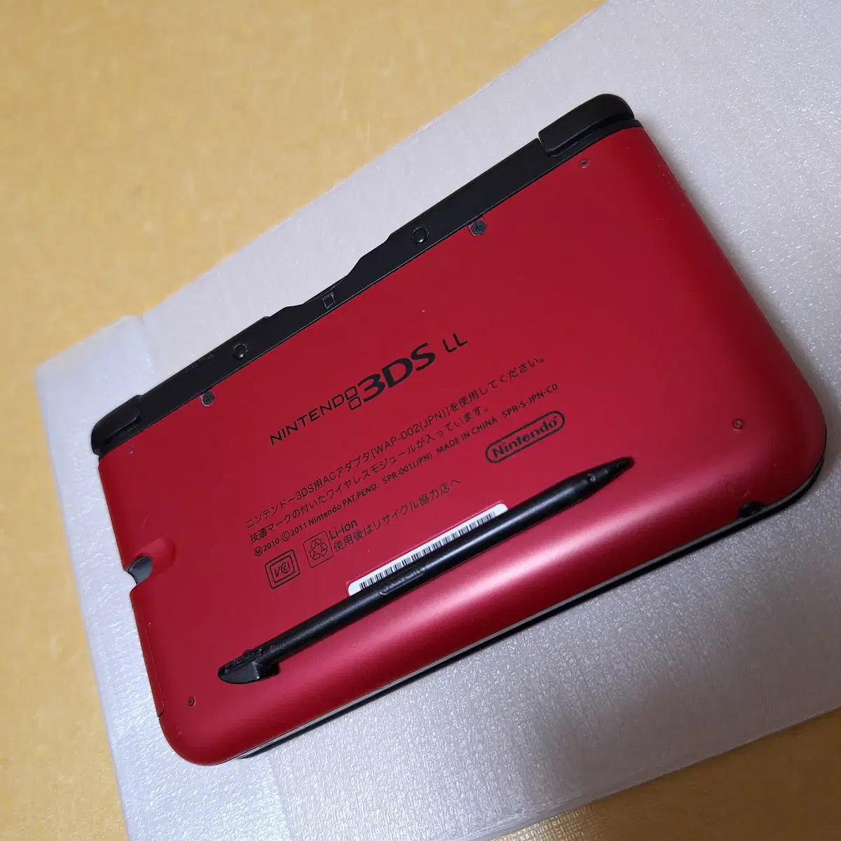 미품급 닌텐도 3dsll 3dsxl 레드 / dslite 아님