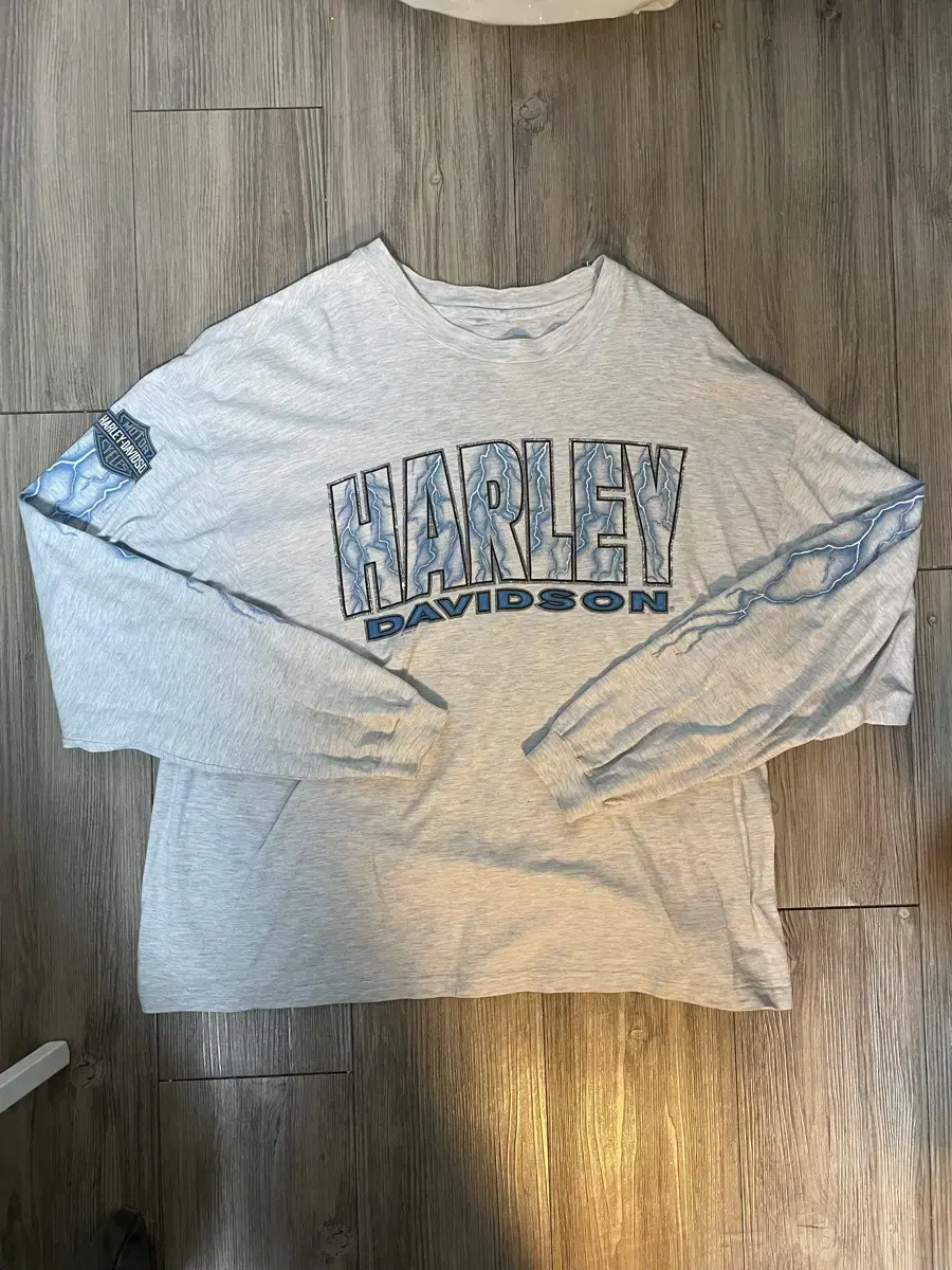 90s Vintage MADE IN USA Harley-Davidson Long Sleeve XL