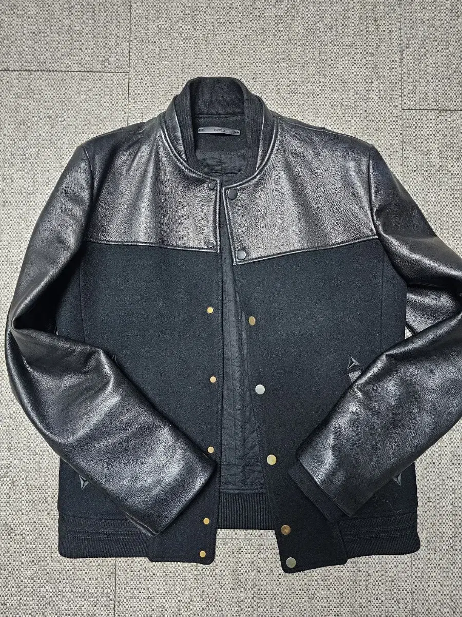 (105) System Leather Jacket