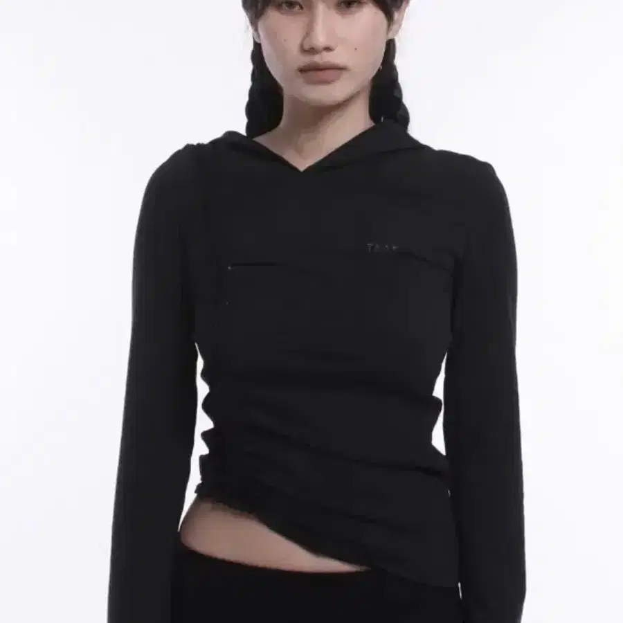 TAAE tense tisser hoodie black